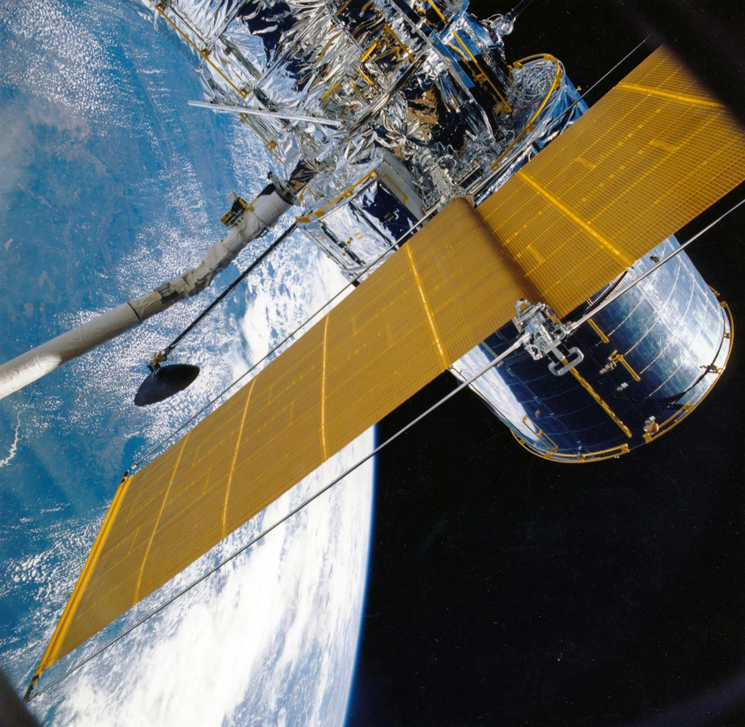 Spacecraft orbiting the Earth